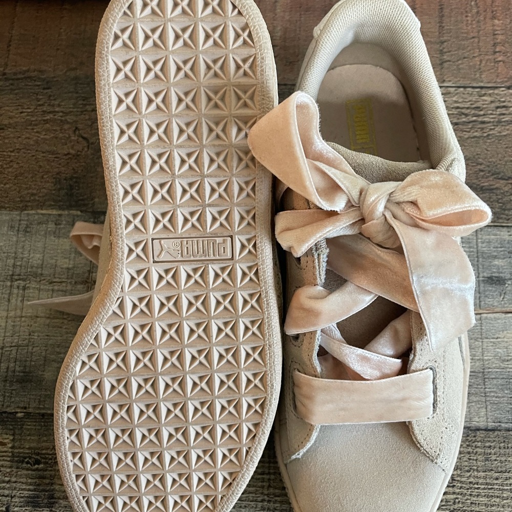 Puma blush pink sneakers